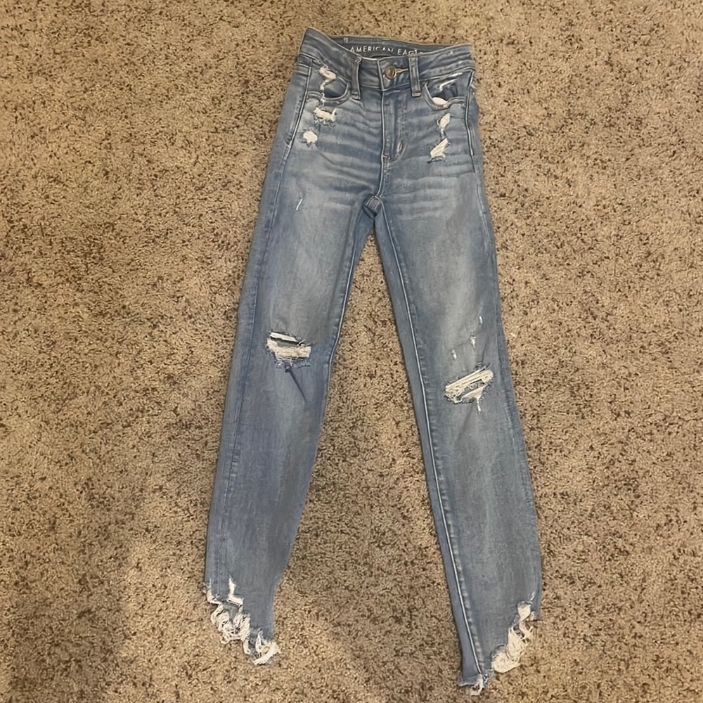 Low Rise American Eagle Skinny Jeans